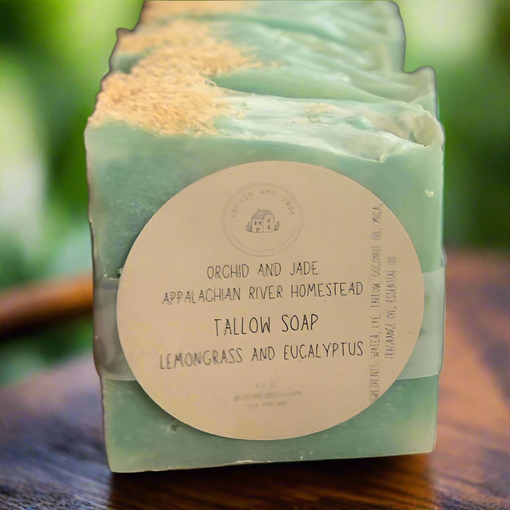 Lemongrass and Eucalyptus Tallow Soap