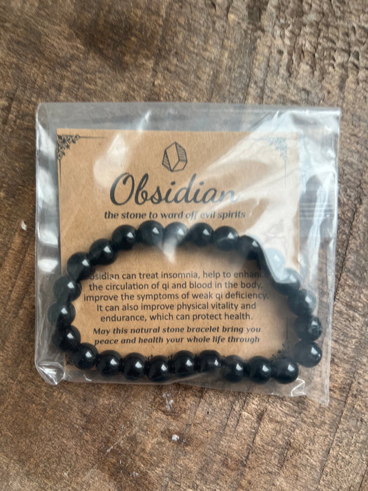 Yoga Bracelet Obsidian